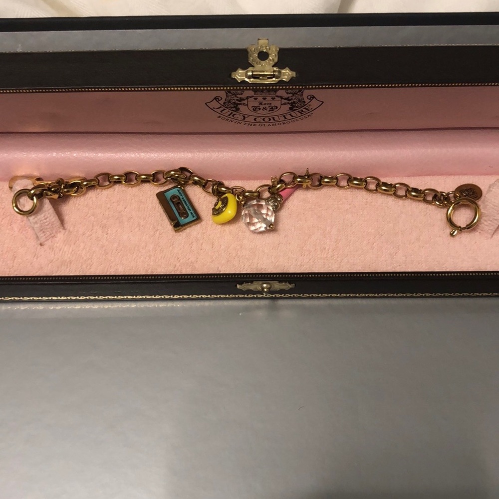 Juicy couture mini charm bracelet